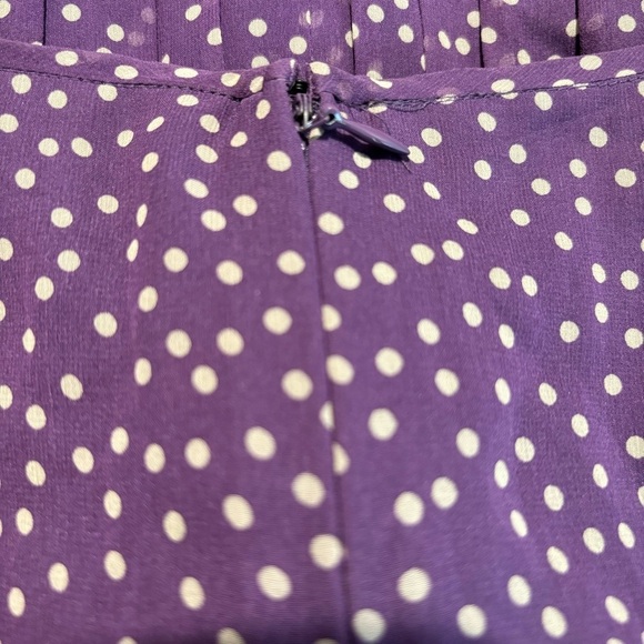 ADRIANNA PAPELL Sz 8 100% Silk Ruched Bodice A-Line Lined Sheath Maxi Dress - Picture 11 of 14